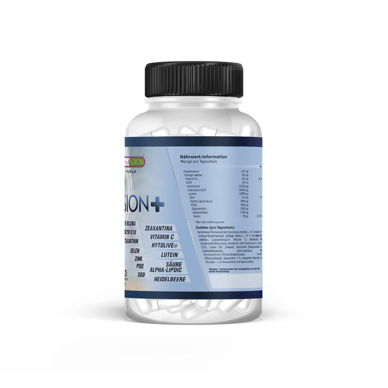 Healthy Fusion More Vision Powerful Eye Protector Improves The Quality Of Your Vision Strengthens Eye Tissue And Retina Eliminates Eye Pain Lutein Coenzyme Q10 Myrtilus 60U - NewNest Australia