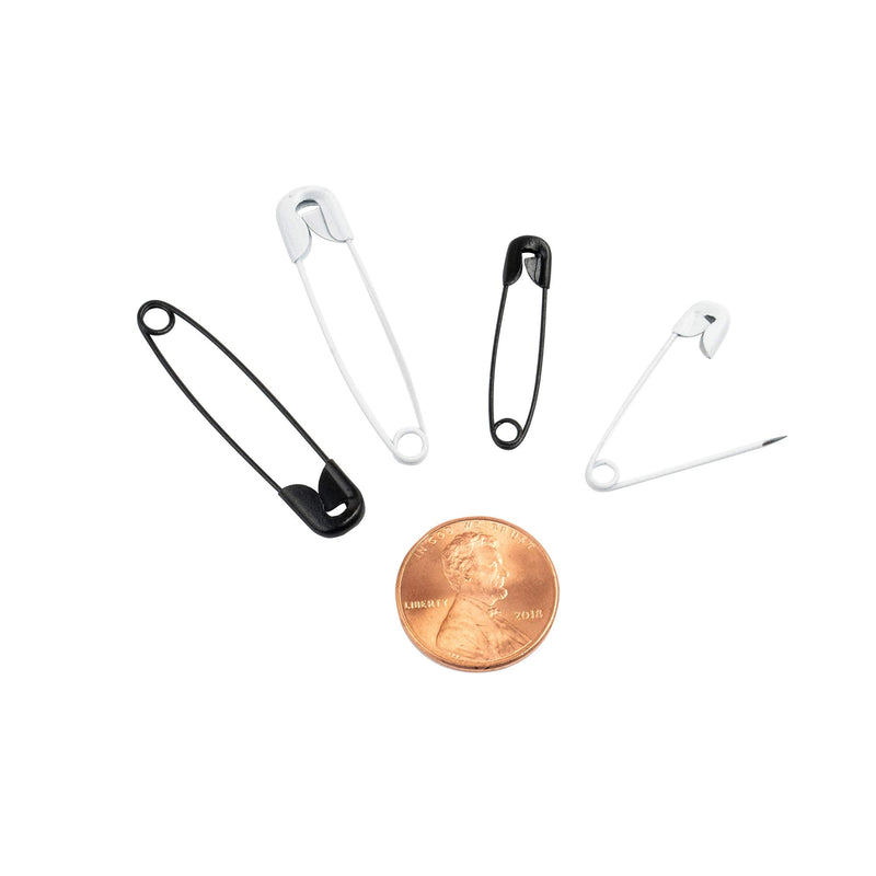 SINGER 00296 Black and White Safety Pins, Assorted Sizes, 25-Count 1 - NewNest Australia