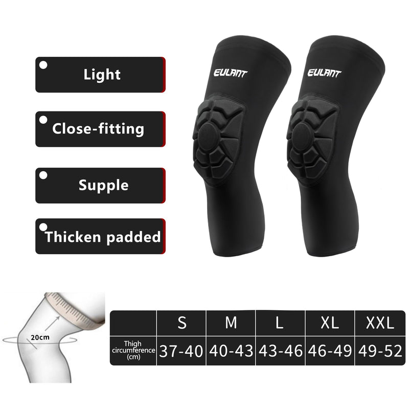 Eulant Volleyball Knee Pads For Teenagers And Adults, Elastic Knee Protectors Mtb, Soft Thin Knee Pads Sleeve For Handball, Football, Goalkeeper, Mountain Bike, Bicycle, Basketball, Dancing - NewNest Australia