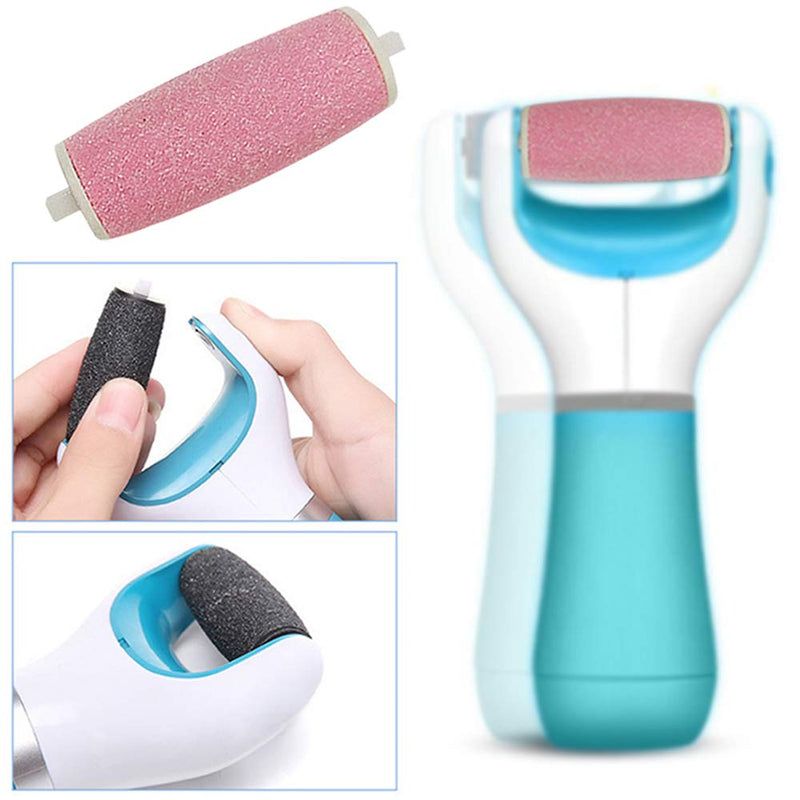 Pack Of 5 Extra Mineral Replacement Rollers For Velvet Smooth Compatible Replacement Roller Heads, Replacement Rollers Callus Remover Refill Rollers, Reusable For Beautiful Feet - NewNest Australia