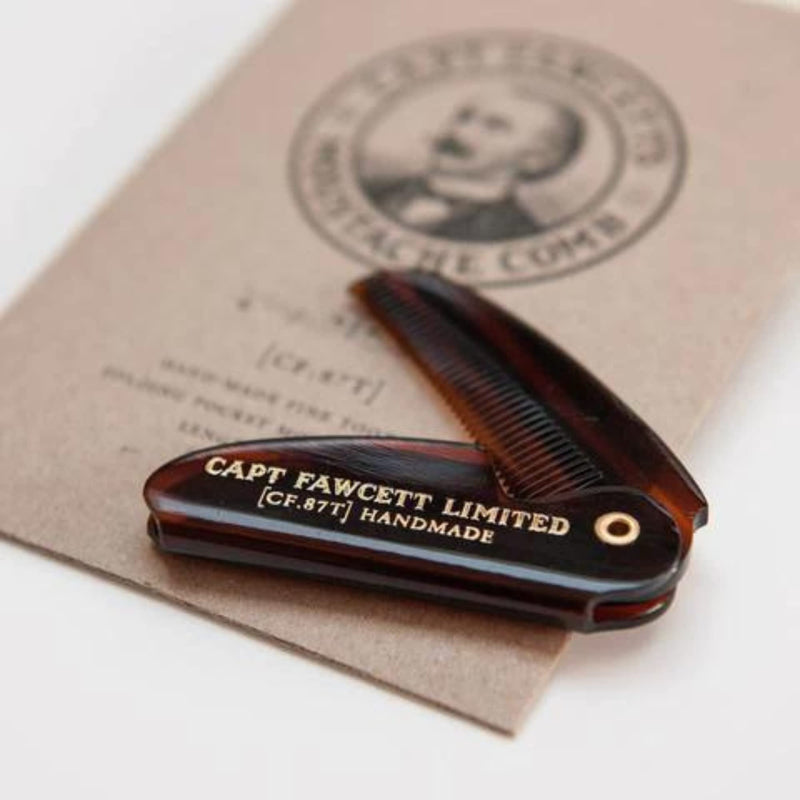 CAPTAIN FAWCETT Mustache comb Captain Fawcett (87T) 400 g (pack of 1) Brown - NewNest Australia