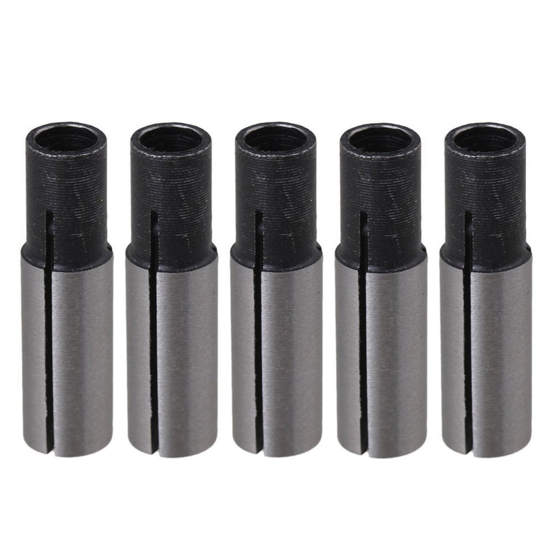 szzijia CNC Engraving Bit Router Adapter Convert 1/4" to 1/8" for Engraving Machine Tool (Pack of 5) - NewNest Australia