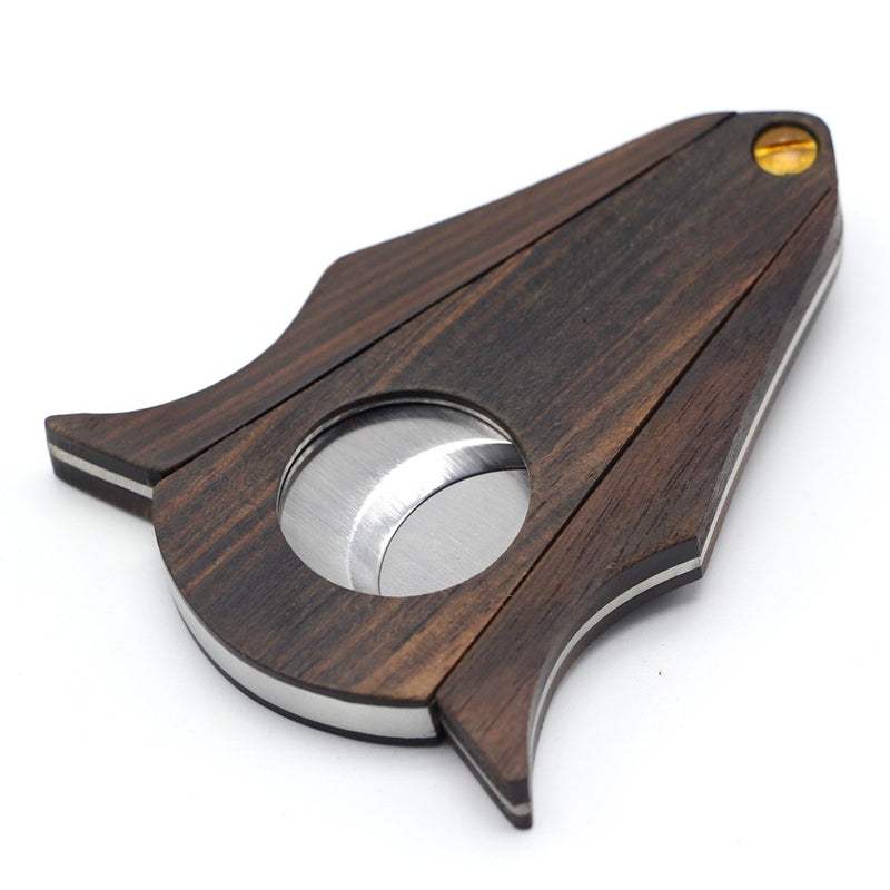 GALINER Cigar Cutter Lock System Wood Stainless Steel Double Cut Blade Cigar Guillotine in Gift Box - NewNest Australia
