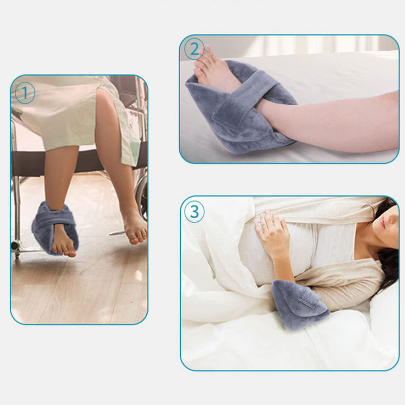 NICEYEA Anti-decubitus heel pad heel protection pressure relief pad pressure sore cushion soft protection for feet and elbows in bed and wheelchair, 1 piece - NewNest Australia