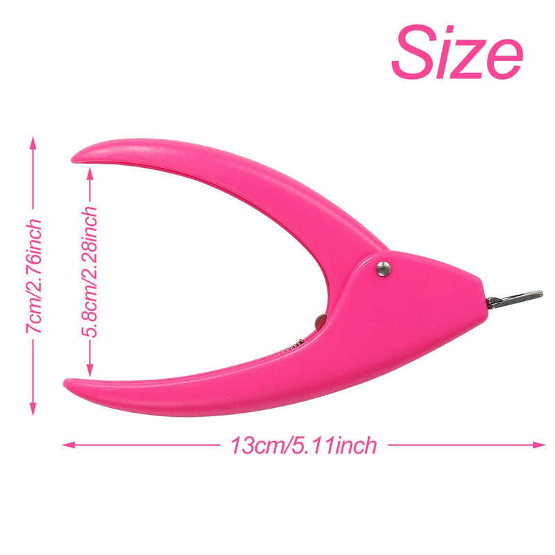 Sularpek Nail Clipper, Acrylic Nail Cutters, False Nail Clippers, Professional Nail Tip Cutter for Fingernail Toenail Men Women, Nail Tip Cutter Professional Nail Art Manicure Tool Pink - NewNest Australia