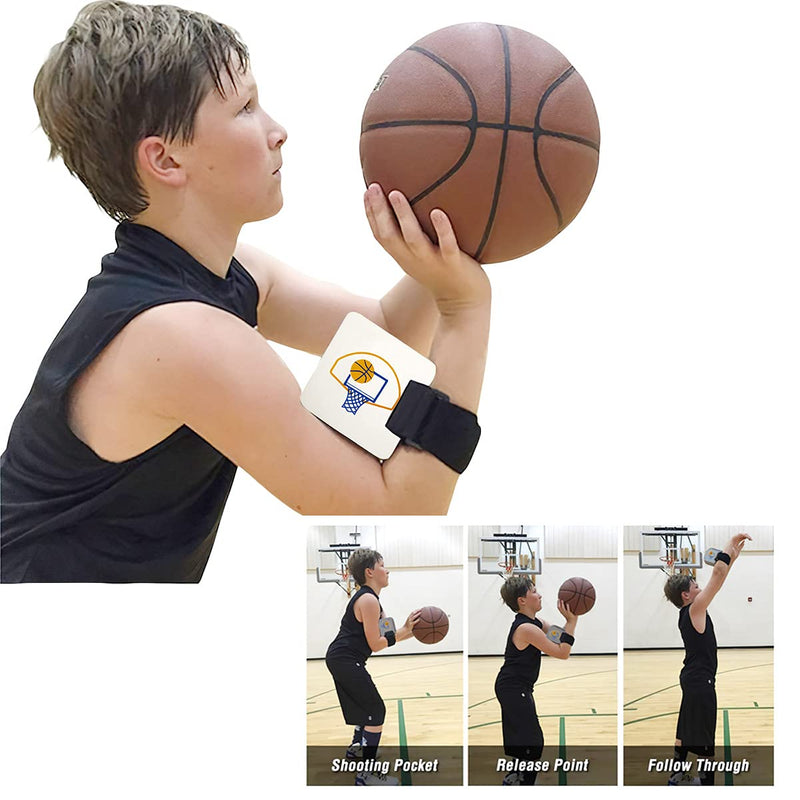 Wrzbest Basketball Shooting Trainer Training Aid Shooting Control Skill Control Improve Equipment Shooting Posture Corrector Muscle Memory Elbow Guide - NewNest Australia