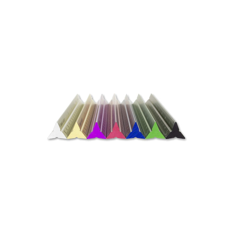 Alumicolor 3610-1 Aluminum Combination Pocket Scale, 6IN, Silver 6 Inch - NewNest Australia