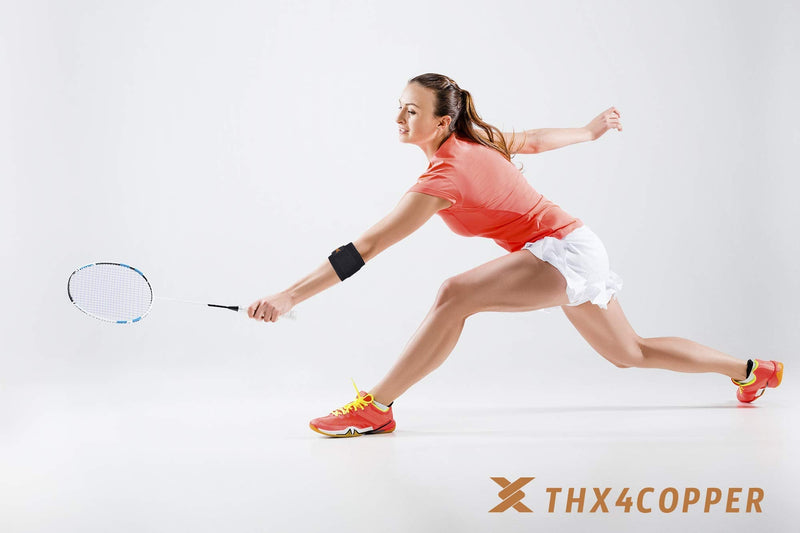 Thx4Copper Infused Compression Stabilizer Forearm With Silicone For Sports, Tennis And Golfers, With Pad For Muscle And Joint Pain Relief, Tendinitis, Carpal Tunnel Syndrome, Forearm Bandage - NewNest Australia