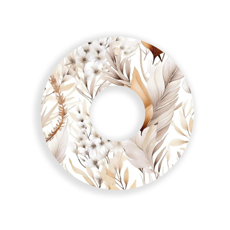 Slidesticker® | Plasters for Freestyle Libre 3 Sensor (10 pieces, Mix-Flowers) | Waterproof - Skin-friendly - Breathable - Strong hold | Self-adhesive fixation plasters, sensor fixation 10 pieces - NewNest Australia