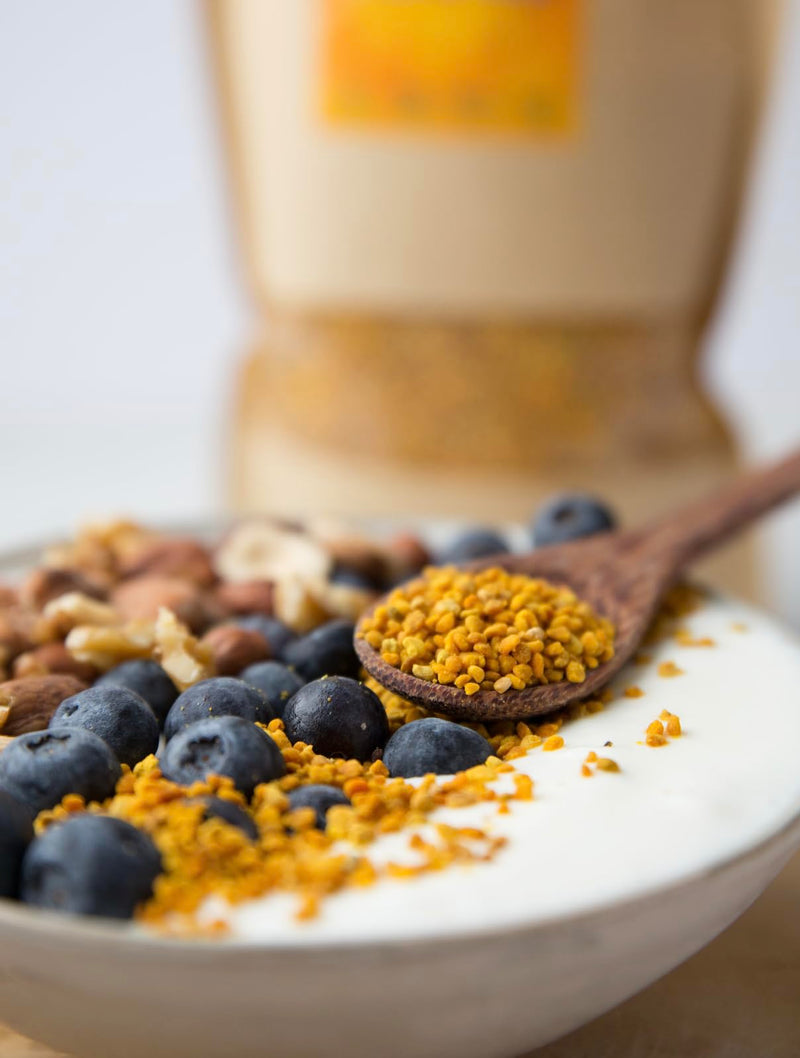 Pollen (EU) 500 g - 100% natural. Waste-free bee pollen. pollen. Bee pollen is a source of proteins, amino acids, lipids, vitamins and minerals. - NewNest Australia