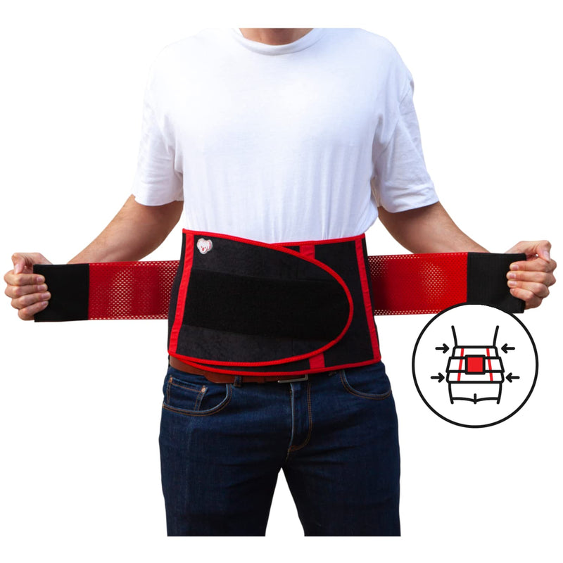 Koalaa Lumbar - Back Support Belt | Stabilization Of The Spine | Herniated Disc Belt, Back Pain, Lumbar Support, Spine Support | Sciatica Pain, Sacacral Belt | (S-Xl) - NewNest Australia