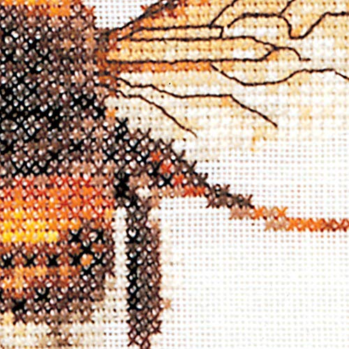 Thea Gouverneur - Counted Cross Stitch Kit - Bumble Bee - Aida - 16 count - For Adults - 3018A - NewNest Australia