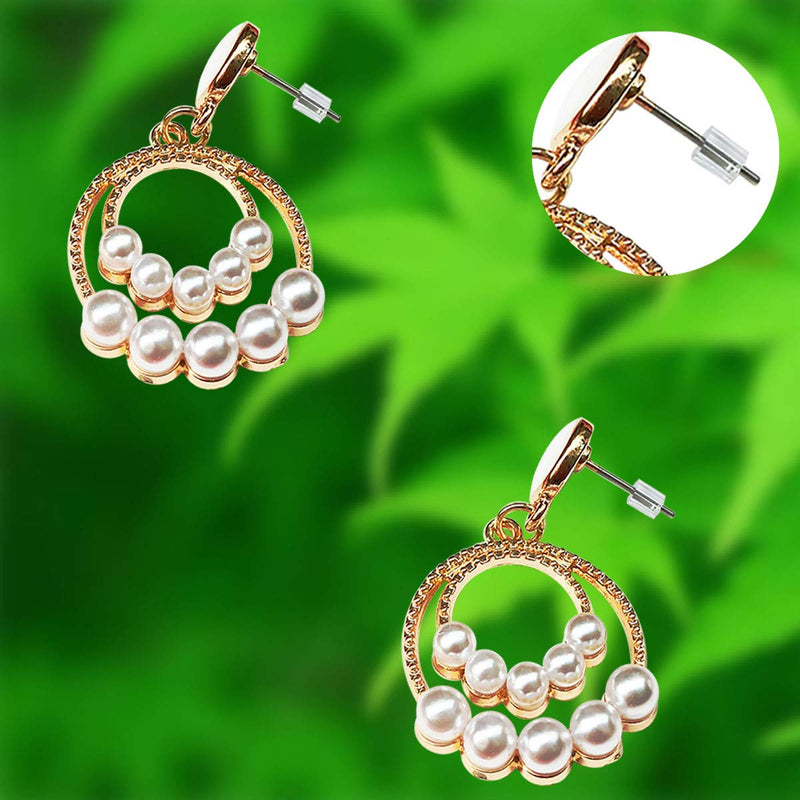 1000Pcs Silicone Earring Backs, Soft Clear Ear Safety Back Clutch Stopper Replacement for Fish Hook Earrings - NewNest Australia