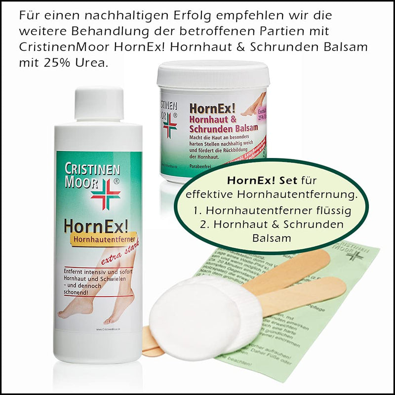 Callus remover I CristinenMoor HornEx! Callus remover liquid 250 ml I for quickly removing excess calluses on heels, balls of feet and toes - NewNest Australia