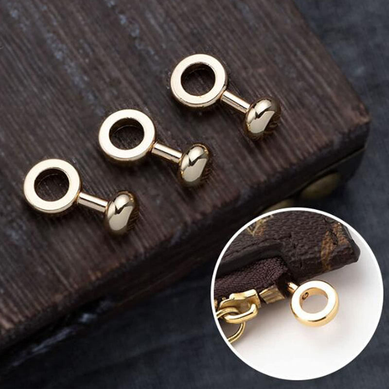 2Pcs Brass Ball Studs Rivets O/D Ring for Leather Crossbody Purse Craft - NewNest Australia