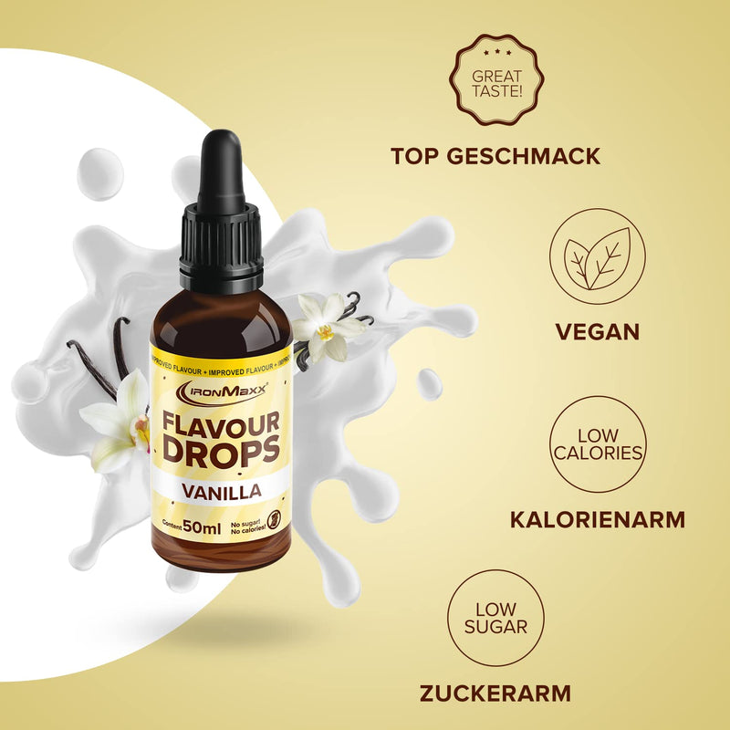 IronMaxx Flavor Drops Bottle 50 ml 41452 - NewNest Australia