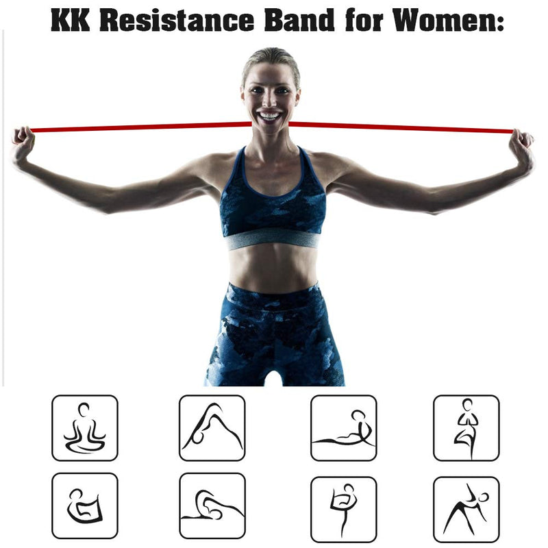 KK Resistance Bands, Pull Up Resistance Bands for men and women, fitness exercise bands, Pull up and stretch resistance Workout Bands in a variety of strengths. Suitable for home, gym, yoga, physical therapy. Red: 15 – 35 lbs - NewNest Australia