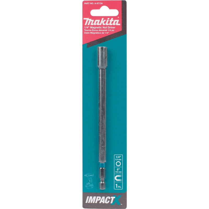 Makita A-97134 ImpactX 1/4″ x 6″ Magnetic Nut Driver 1-Pack - NewNest Australia