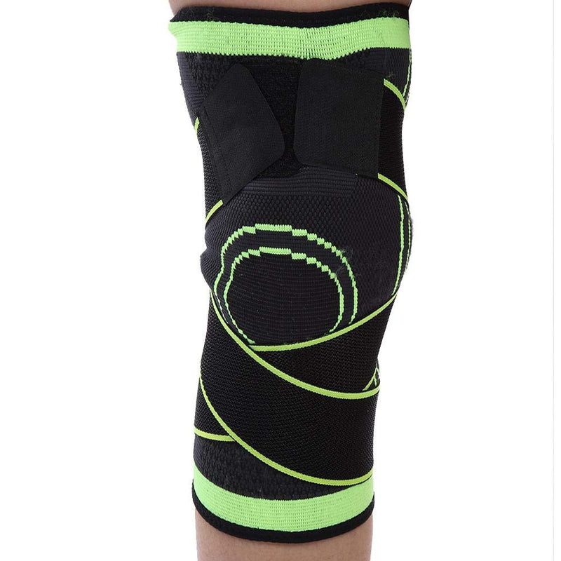 Knee Support Compression - Against Arthritis, Joint Pain, Meniscus Pain, Recovery, Fitness, Sports, Basketball, Running, Skiing - Breathable, Skin-Friendly, Stretchy And Durable (M-Green) - NewNest Australia