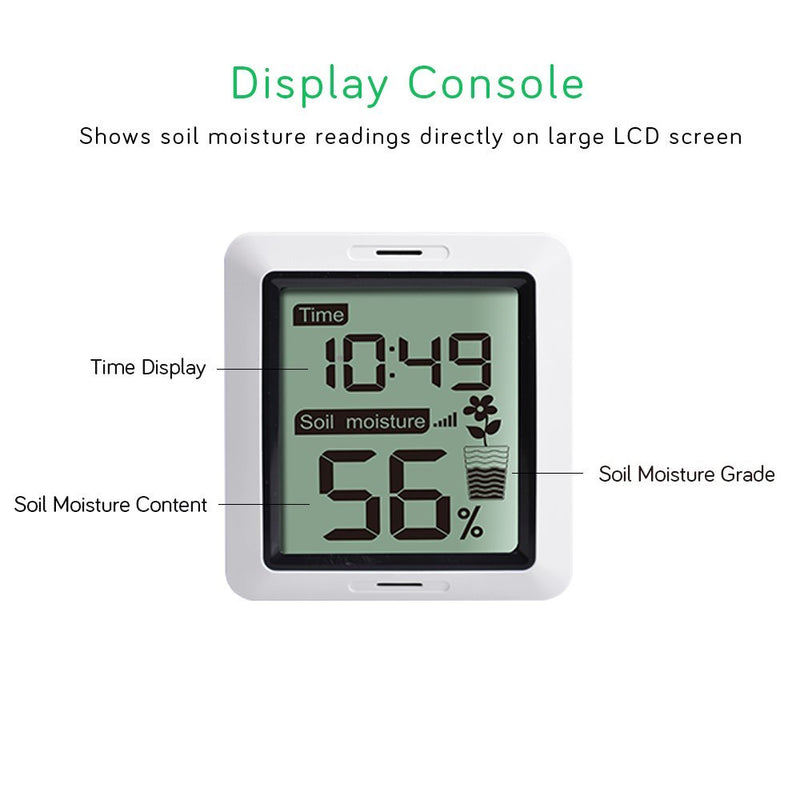 ECOWITT WH0291 Soil Moisture Tester Plant Soil Moisture Sensor Meter with Digital LCD Display for Garden Lawn Potted Plant Care Indoor Outdoor - NewNest Australia