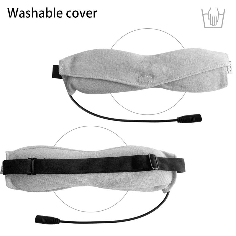 Aroma Season Moist Heated Eye Mask for Blepharitis and Dry Eyes Treatment, Warm Therapy to Unclog Glands, Relieve Stye Eye, Dry Eye Syndrome and MGD (Gray) Gray - NewNest Australia