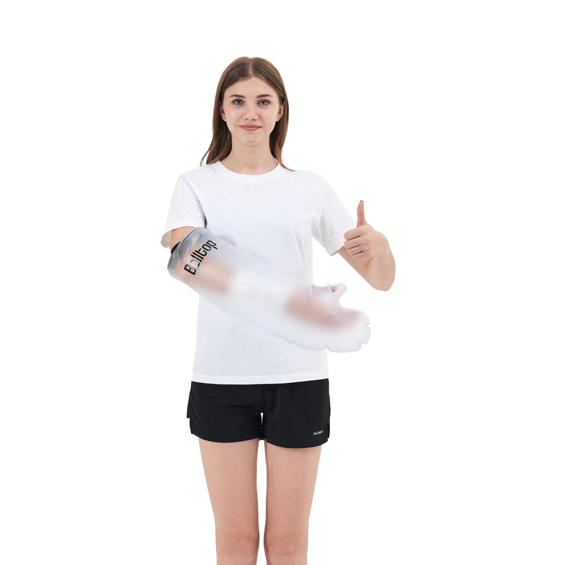 Plaster protection waterproof arm. Shower protection arm can be reused. Water protection for plaster arm made of silicone for bathing and showering. Waterproof plaster cast. Reusable cast and bandage protection - adult cast arm guards - NewNest Australia