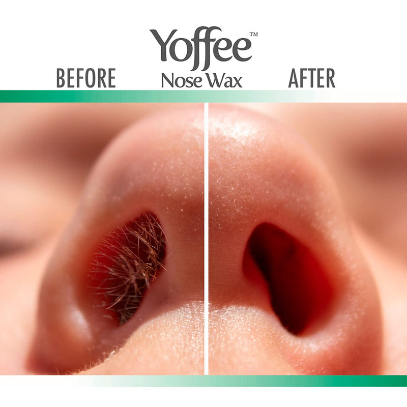Original Yoffee Nose Wax Kit - Nose Waxing Kit for Men & Women - Nose Hair Wax with natural Bio-Beeswax & Aloe Vera - 10 Reusable Nose Wax Sticks - Easy, Quick & Painless - 2.12 fl.oz - Made in Spain KIT WAX - NewNest Australia