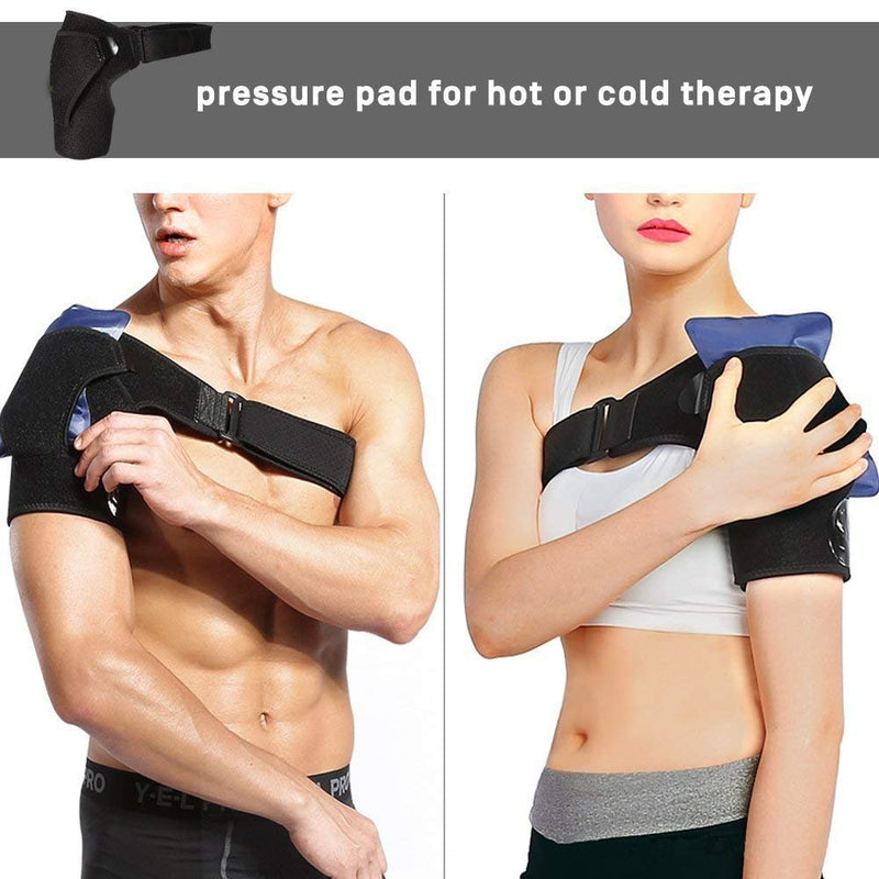 Doact Shoulder Brace Adjustable Neoprene Shoulder Pain Support Bandage, Injuries, Sports Injuries, Tendonitis, Arthritic Shoulders, Left/Right For Men/Women, Xl - NewNest Australia