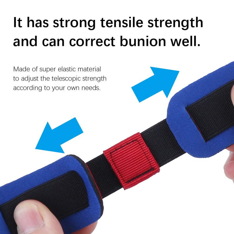 Hallux Valgus Corrector Belt, Elastic Strap Bunion Protector Big Toe Valgus Exercise Band Strong Tensile Strength for Men and Women for Feet - NewNest Australia