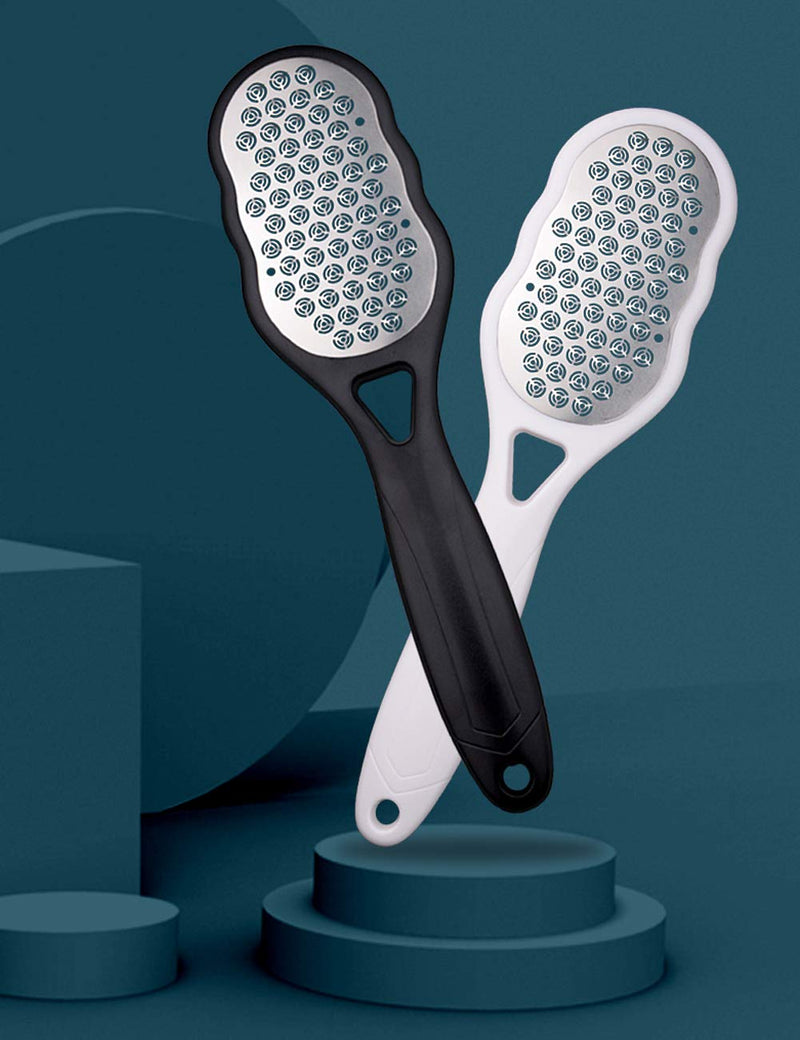 Foot Rasp File and Callus Remover - Foot Care Pedicure Tool to Remove Hard Skin Foot Scrubber, Can Be Used on Both Wet and Dry Feet, Surgical Grade Stainless Steel File, Black - NewNest Australia