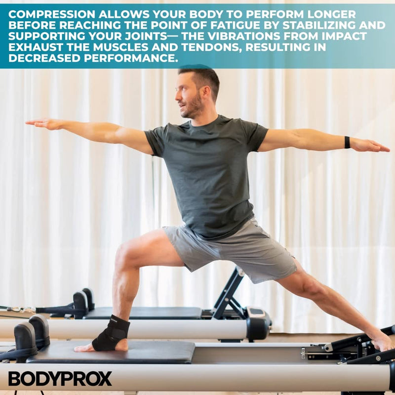 Bodyprox Ankle Brace Breathable Neoprene Sleeve Adjustable Swelling - NewNest Australia