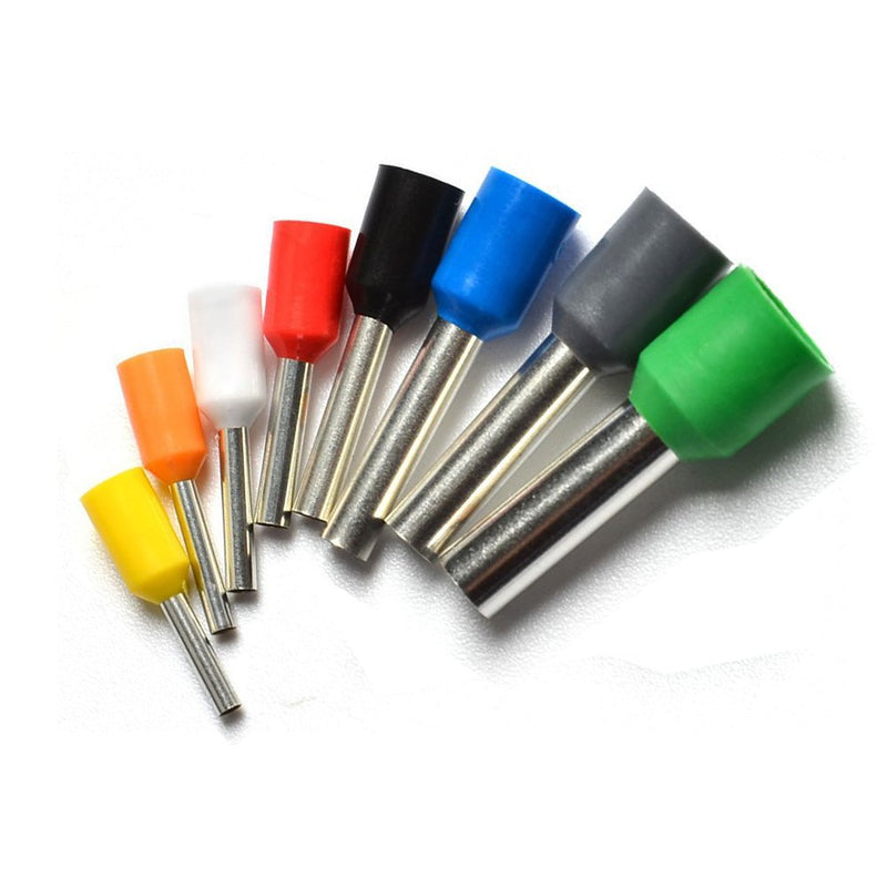 EL-SKY 800pcs Assortment Ferrule Wire Copper Crimp Connector, Wire Terminals Kit, Wire Connector Kit, Insulated Cord Pin End Terminal AWG 22-10 Kit - NewNest Australia
