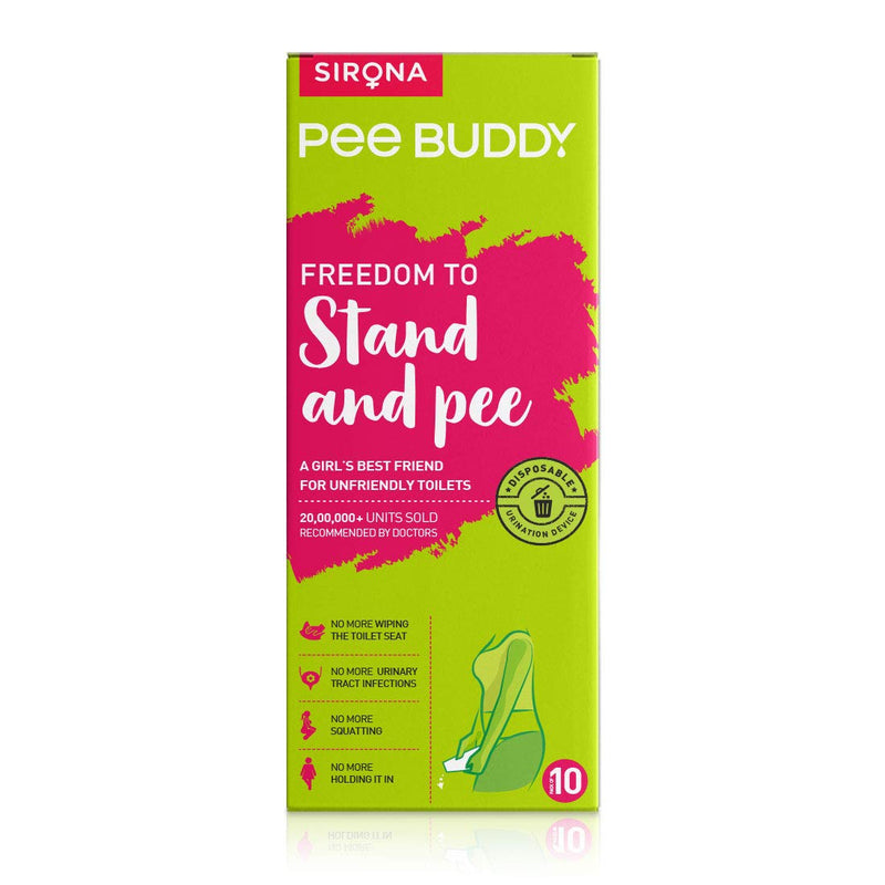 PeeBuddy 10 Funnels Portable Female Urination Device | Disposable Female Urinal Funnel | Travel, Camping, Hiking and Outdoor Activities | Discreet and Compact Stand and Pee Funnel for Women, Girls - NewNest Australia