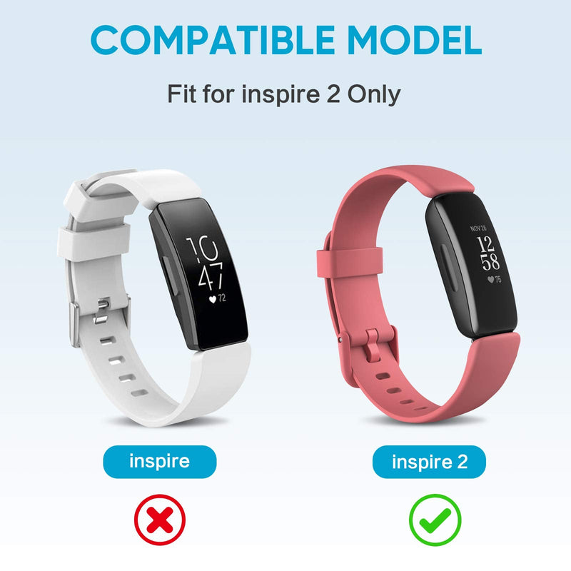 [2-Pack] Charger Cable for Fitbit Inspire 2 (Not for Inspire hr & Luxe), for Fitbit Inspire 2 Fitness Tracker, Replacement Charging Cable Accessory for Fitbit Inspire 2 (3.3 ft/1.0 ft) - NewNest Australia