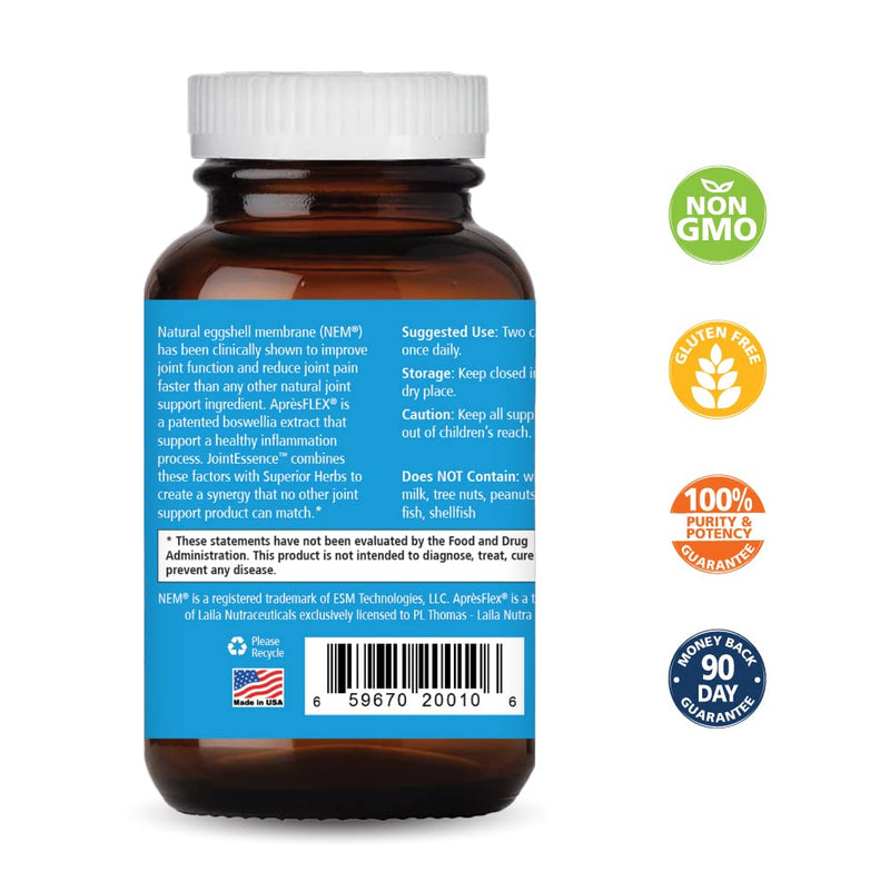Pure Essence Labs JointEssence Supplement - Natural Joint Support for Men and Women - Non Gmo - 60 Vegetarian Capsules - NewNest Australia