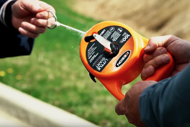 Keson G110 Little Giant Chalk Line Reel, 12-Ounce Chalk Capacity, 110-Foot - NewNest Australia