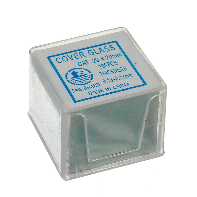 HUAREW 50 Pcs Ground Edge Pre-Cleaned Microscope Slides and 100 Pcs Pre-Cleaned Microscope Cover Glasses with 4 Plastic Droppers - NewNest Australia