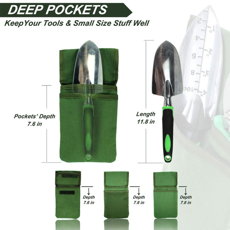 Garden Tools Storage Bag with Pockets, Garden Tote Canvas, Accessories Set Kit Tool belt - NewNest Australia