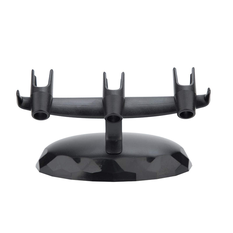 Uouteo Airbrush Gun Holder Station Plastic Air Brush Stand Holds 3 Universal Airbrush Pens for DIY Art Painting Black - NewNest Australia