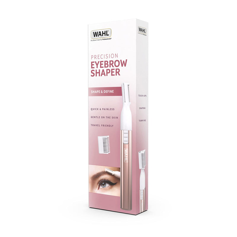Wahl Ladies Precision Eyebrow Shaper, Women's Eyebrows Trimming, Rinseable Head, Battery-Operated Trimmer for Women, Painless Hair Removal, Trim Intricate Areas - NewNest Australia