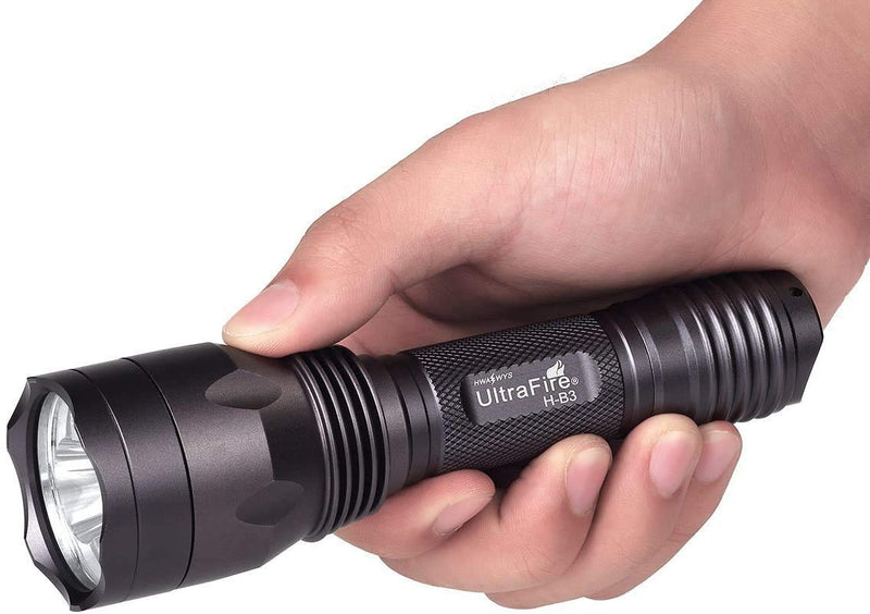 UltraFire Blue Light Flashlight Hunting Torch 256 Yard 470 nm Wavelength Professional Blue Beam Flashlight Fishing Hunting H-B3 - NewNest Australia