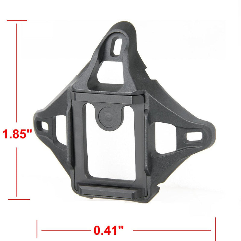 Canis Latran Tactical 3-Hole Skeleton NVG Mount Shroud for ACH/MICH/OPS-Core Fast/Crye AirFrame Helmet BLACK - NewNest Australia