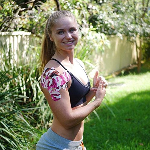 RockTape Original 2-Inch Water-Resistant Kinesiology Tape 20 Pre-Cut Strips Beige - NewNest Australia