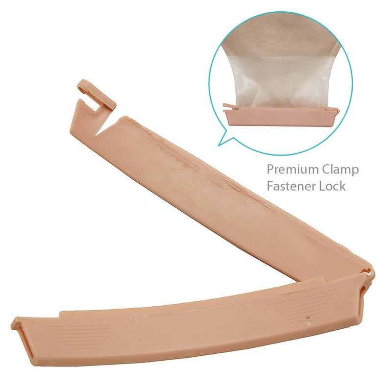 LotFancy Ostomy Supplies, 20PCS Colostomy Bag - 15 PCS Two Piece Drainable Pouches and 5PCS Stoma Skin Barrier Included for Ileostomy Stoma Care, Cut-to-Fit, Pack of 20/Box Clamp Closure - NewNest Australia