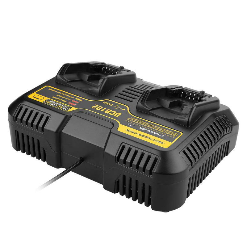 Powilling DCB102BP Replacement Charger for DeWalt DCB102BP 20-volt MAX Jobsite Charging Station - NewNest Australia