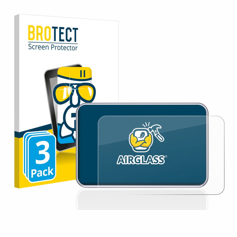 BROTECT tempered glass film for Tandem diabetes care t:slim X2 Insulin Pump (3 pieces) protective glass protective film [extremely scratch-resistant 9H, anti-fingerprint pack of 3 clear - NewNest Australia