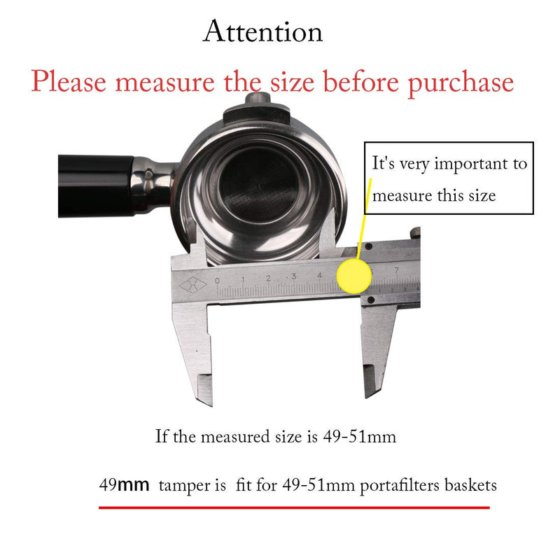 NewNest Australia - Calibrated Coffee Tamper 49mm for Coffee and Espresso 