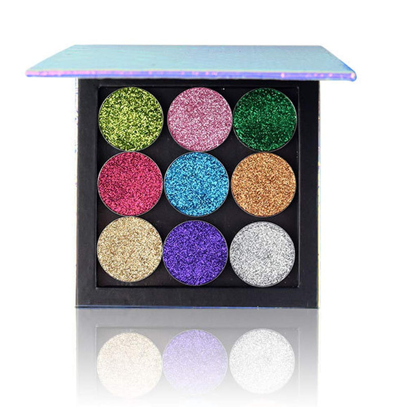 Empty Magnetic Palette for Eyeshadows,Mermaid Empty Eyeshadow Large Small Models DIY Tool,Highlighters/Blush/Baked Powders/Foundation (S) S - NewNest Australia