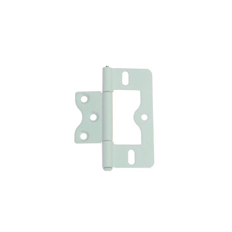 [J&J Products] DH-3x1.5-6W, Bi-Fold Door Non-Mortise Hinge, Steel, 3” x 1.5”, White (Pack of 6) - NewNest Australia