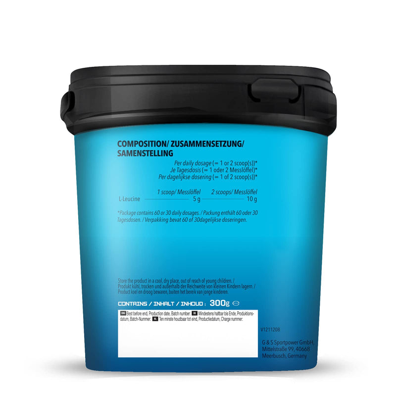 Bodylab24 L-Leucine Essential Amino Acid 300 G, Pure L-Leucine Powder Without Further Additives, Powder Supplement For Protein Supply, Tasteless, No Added Sugar, Gluten And Lactose-Free - NewNest Australia